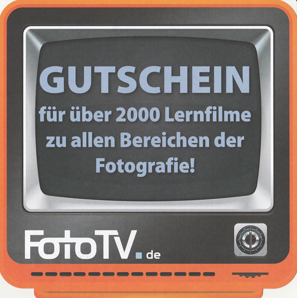 Gutschein FotoTV. Zugang 7 Tage